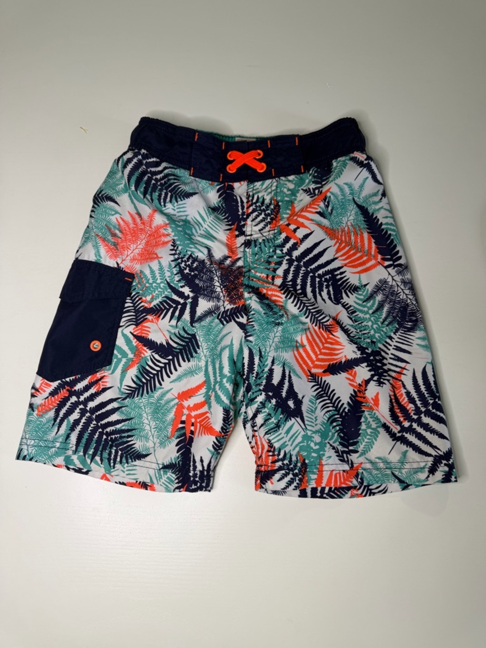 Cat & Jack Teal and Navy Swim Shorts